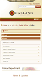 Mobile Screenshot of garlandpolice.com
